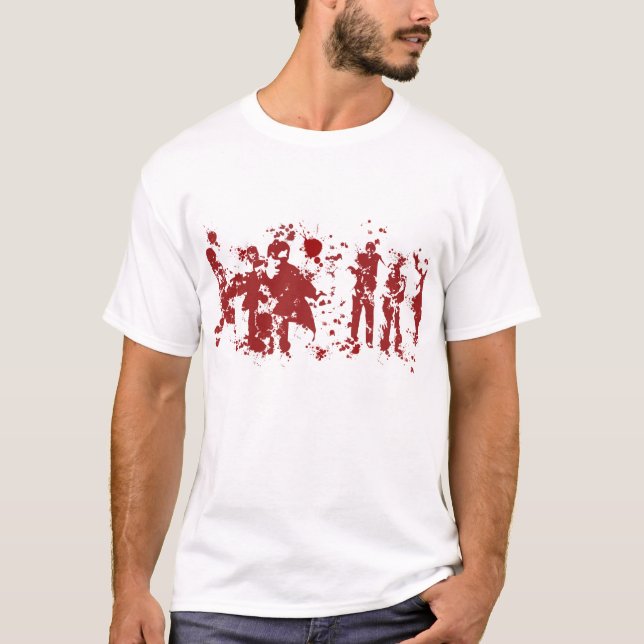 T-shirt Zombis sanglants 2 (Devant)