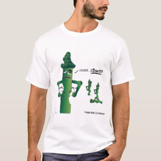 T-shirt zombis végétariens