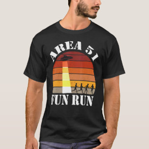 T-shirt Zone 51 5k Fun Run Boys Girls Area 51 Ufo Aliens T