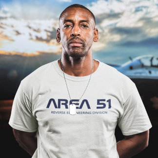 T-shirt Zone 51 Ingénierie inverse Alien OVNI Paranormal