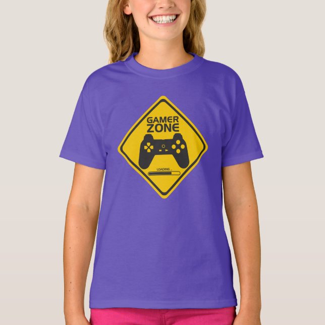 T-shirt Zone de gamer géniale | Manette de jeu vidéo (Devant)