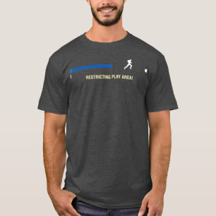 T-shirt Zone de jeu de restriction PUBG