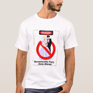 T-shirt Zone de partie de Bachelorette en avant