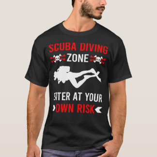 T-shirt Zone de risque Plongée plongée plongée plongée plo