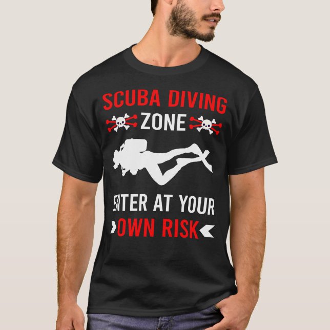 T-shirt Zone de risque Plongée plongée plongée plongée plo (Devant)