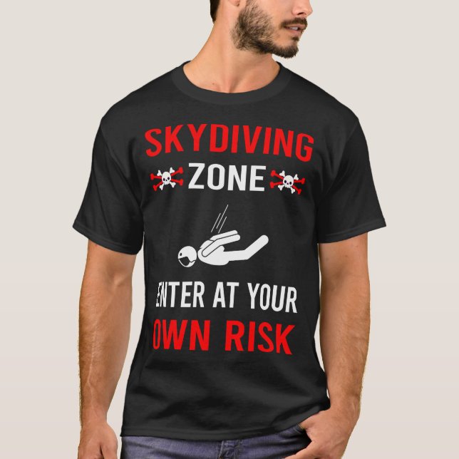 T-shirt Zone de risque Skydive Skydive Skydive (Devant)