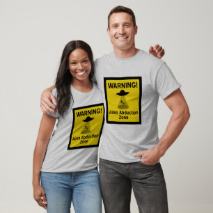 T-shirt Zone d'enlèvement d'Aliens