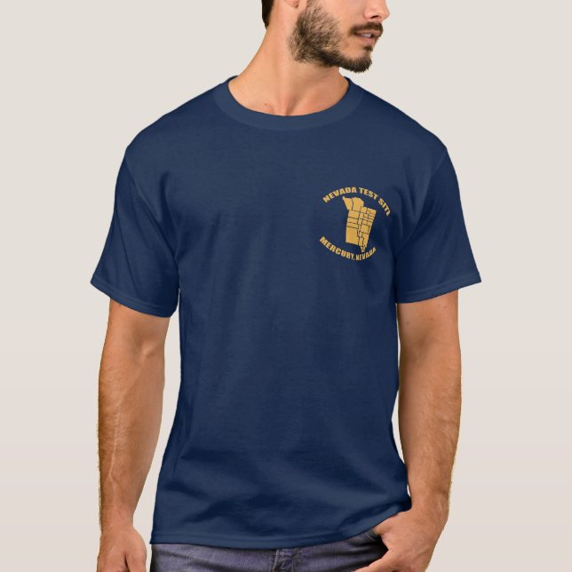T-shirt Zone d'essai du Nevada (Devant)