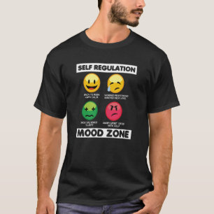 T-shirt Zone d'humeur d'autorégulation Thérapie profession