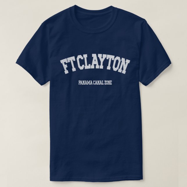 T-shirt Zone du canal de Panama : Ft. Clayton Sweatshirt (Design devant)