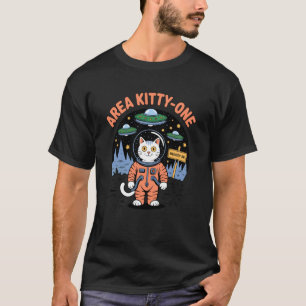 T-shirt Zone Kitty Un Drôle De Chat Alien Mignon