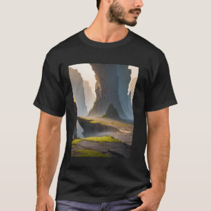 T-shirt Zone rocheuse Falaise mousse Mist Shadow Valley