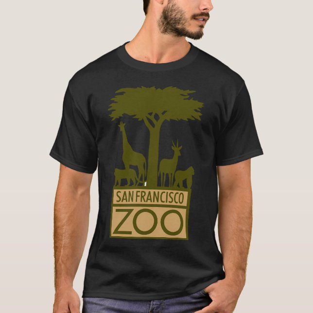 T-shirt Zoo À San Francisco Logo1 (Devant)
