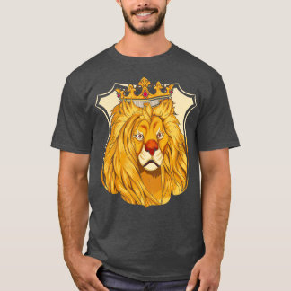 T-shirt Zoo Africain Animal Crown Safari Lion