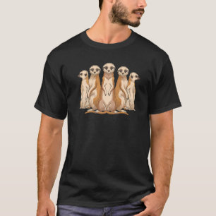 T-shirt Zoo Animal  Cute Meerkats Africa Safari Meerkat