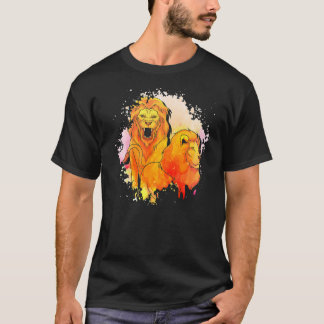 T-shirt Zoo Animal Lion Afrique Safari Animal Lion