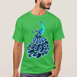 T-shirt Zoo Animal Ornamental Oiseau Peacock