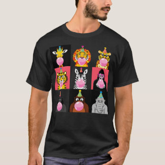 T-shirt Zoo Animaux Faune Fête Anniversaire Zoo Jour Anima