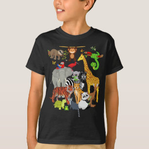 T-shirt Zoo Animaux Faune Fête d'anniversaire Zoo Day 26 A
