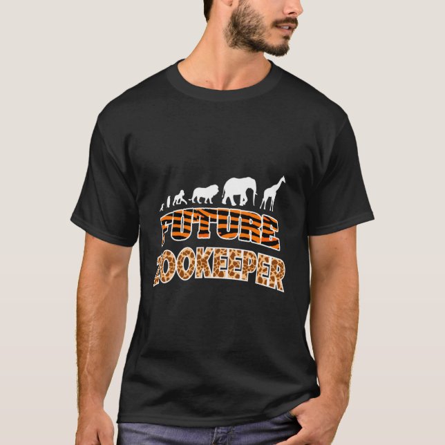 T-shirt Zoo Animaux sauvages Afrique Zoologiste Py (Devant)