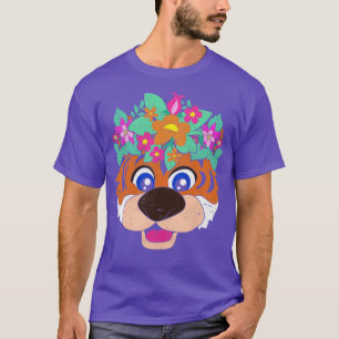 T-shirt Zoo Asiatique Botanique Tigre