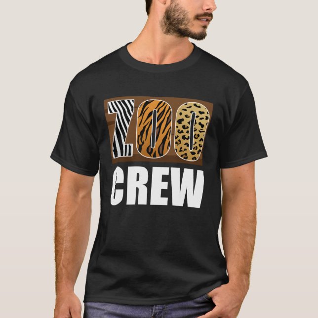 T-shirt Zoo Crew Animal Zookeeper (Devant)