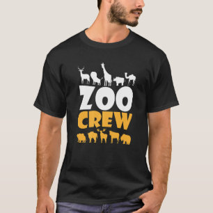 T-shirt Zoo Crew Safari animal faune Zookeeper Zoologis
