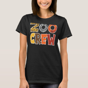 T-shirt Zoo Crew Safari Summer Vacances Famille correspond