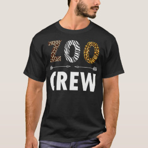 T-shirt Zoo Crew Safari Zoologiste Animaux