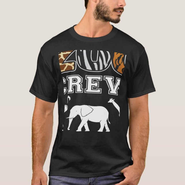T-shirt Zoo de l'équipage Zoo garder Zoo gardien Zookeeper (Devant)