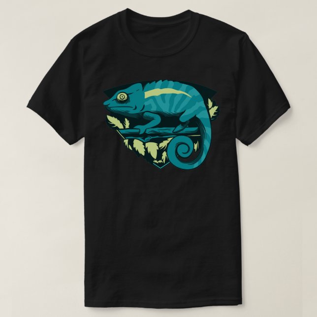 T-shirt Zoo Keeper Cadeau Rainforest Chameleon (Design devant)