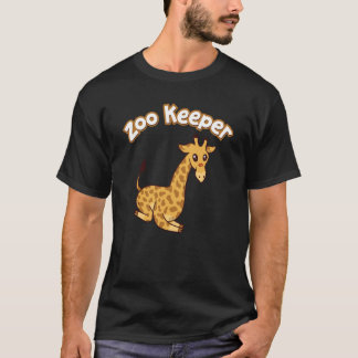 T-shirt Zoo Keeper Giraffe Safari Animal