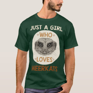 T-shirt Zoo Keeper Girl Afrique Safari drôle Meerkat