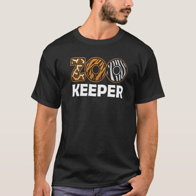 T-shirt Zoo Keeper Zookeeping Zoos Keeping Zookeeper (Devant)