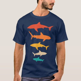T-shirt Zookeeper Amoureux des animaux de requins vintages