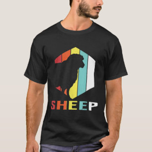 T-shirt Zookeeper Amoureux des animaux mouton vintage Styl