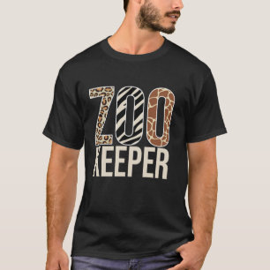 T-shirt Zookeeper Animaux Zoo Wildlife Lover Safari Savann