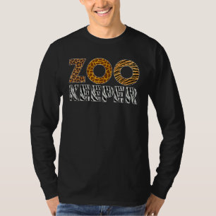 T-shirt Zookeeper Costume Animaux africains Zebra Wild Pri