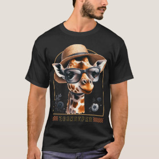 T-shirt Zookeeper Giraffe Safari Zoo Keepeer - modern 1