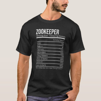 T-shirt zookeeper Nutritional Values  Nutrition Facts
