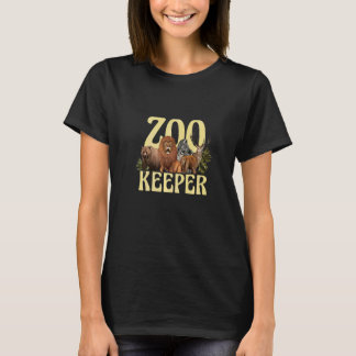 T-shirt Zookeeper Safari Animal Keeper Zoologie Zookeeper