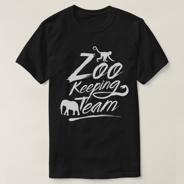 T-shirt Zookeeper Zoo Keeper Zookeep Job Zookeepers (Design devant)
