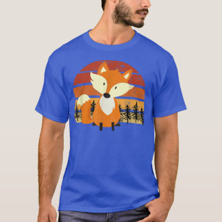 T-shirt Zoologues Fos VulpineRetro Vintage Fennec Fo Foe