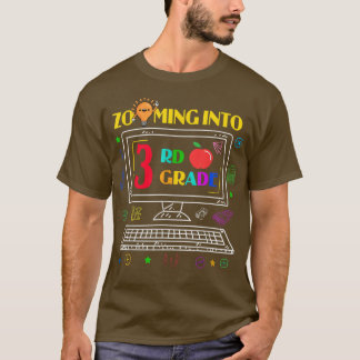 T-shirt Zoom en 3e année Retour à l'école virtuel Onli