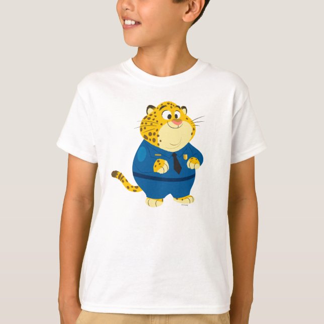 T-shirt Zootopie| Clawhauser (Devant)