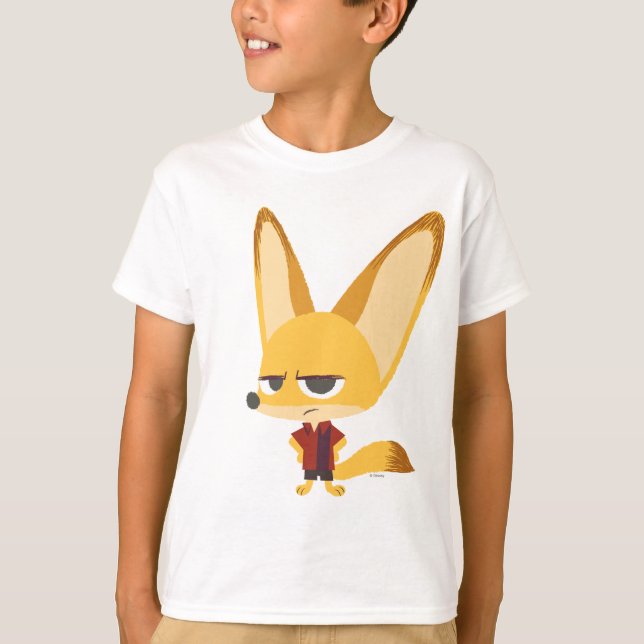 T-shirt Zootopie| Finnick - Hustler (Devant)