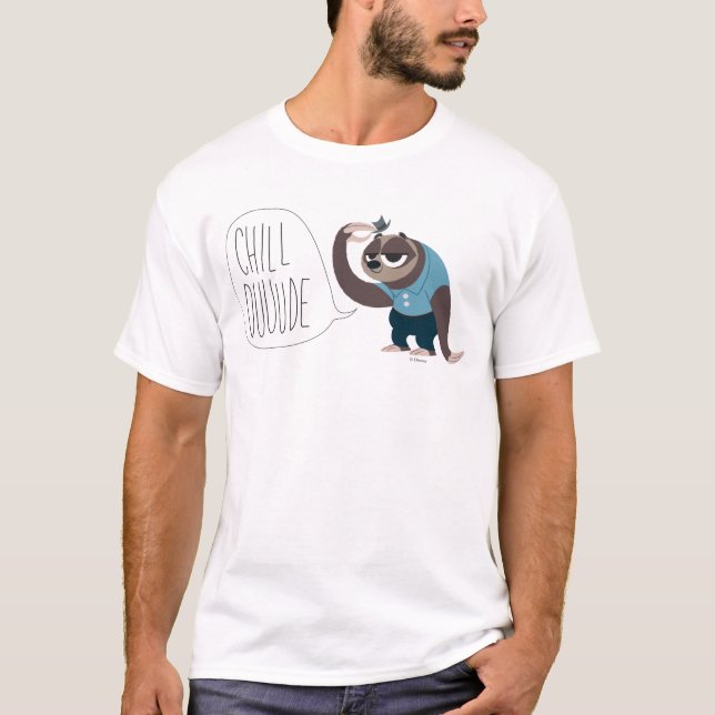 T-shirt Zootopie| Flash - Duuuude de refroidissement (Devant)