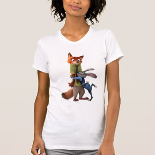 T-shirt Zootopie Judy & Nick - Suspect appréhendé !