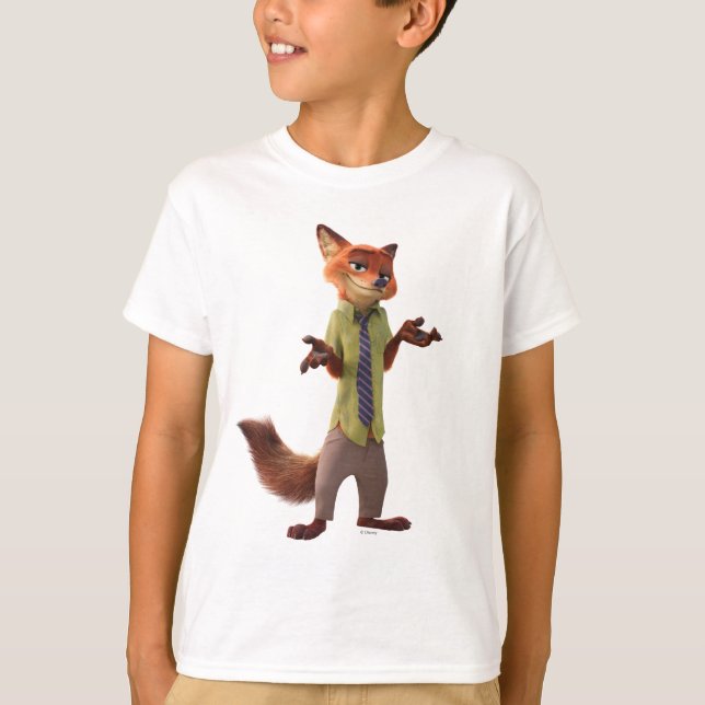 T-shirt Zootopie| Nick Wilde (Devant)