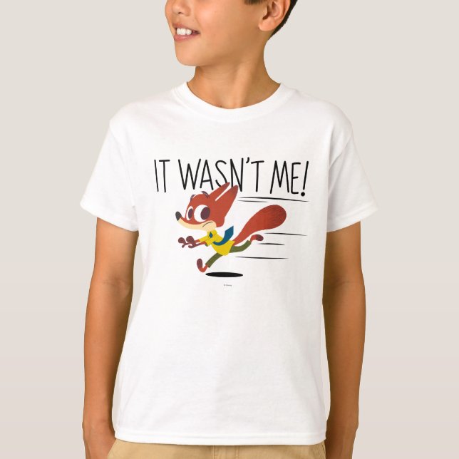 T-shirt Zootopie| Nick Wilde - Ce n'était pas moi (Devant)